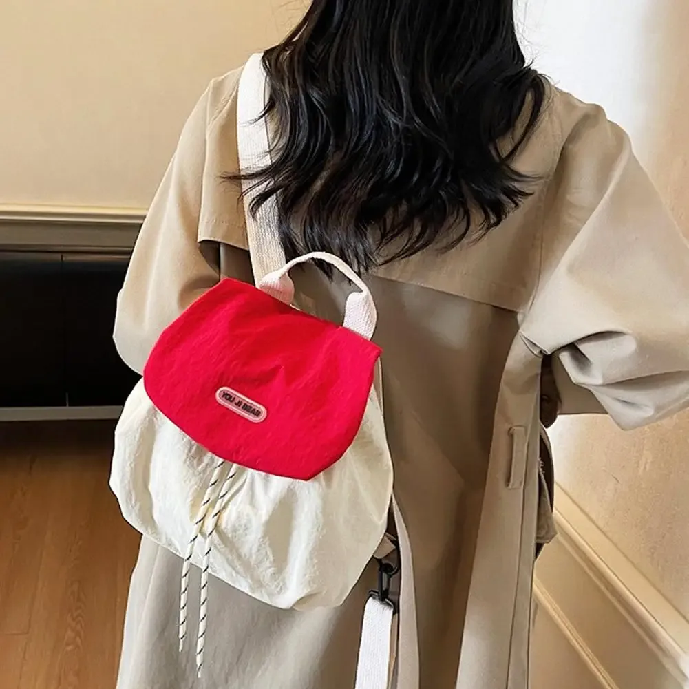 sac à dos en nylon léger pour femmes, style coréen, sac à dos d'école, sac à dos de voyage décontracté, petit sac à dos pour filles