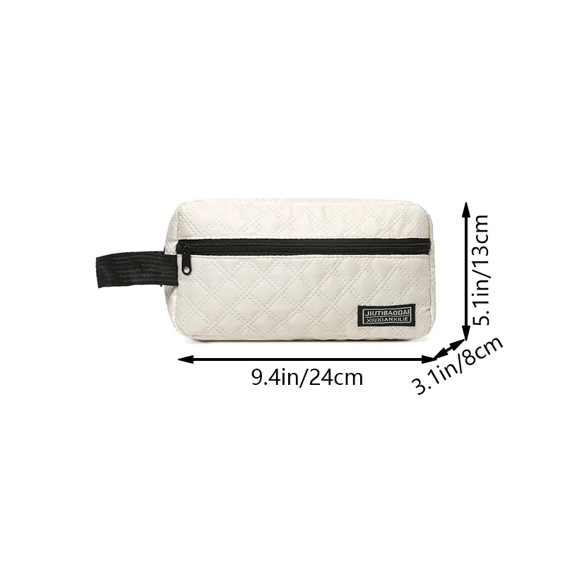 sacs à dos de style neutre pour hommes et femmes, adaptés aux voyages, au shopping et au tourisme. la trousse de maquillage est conçue de manière simple.
