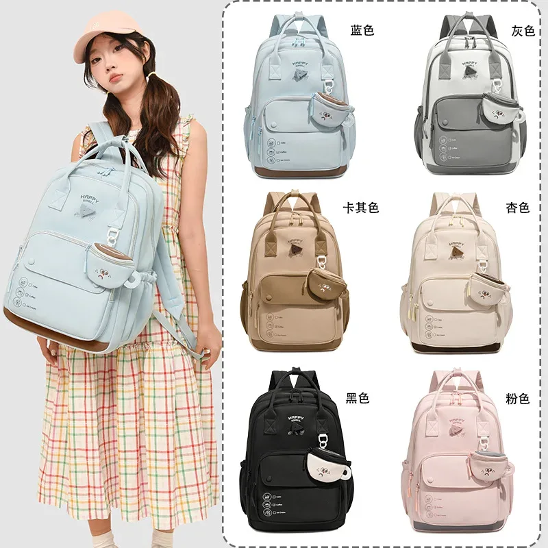 nouveaux sacs à dos scolaires tendance pour filles, sac à dos scolaire imperméable, sac à dos pour enfants, sac à dos de voyage, mochilas escolares