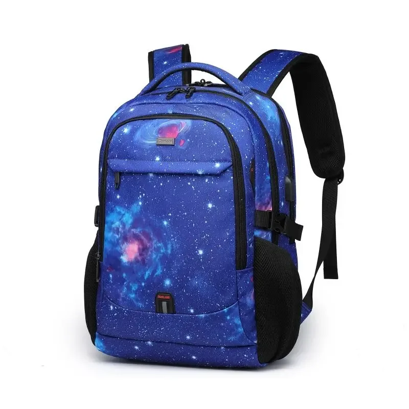 sac à dos étanche pour ordinateur portable pour homme, sac à dos pour livre scolaire, chargement usb multifonction, sacs à dos pour homme, 18"