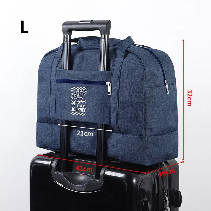 sac de sport et de voyage grande capacité en tissu oxford pour le yoga, la gym, les week-ends, sac à main de voyage pour femmes et hommes, organisateur de bagages