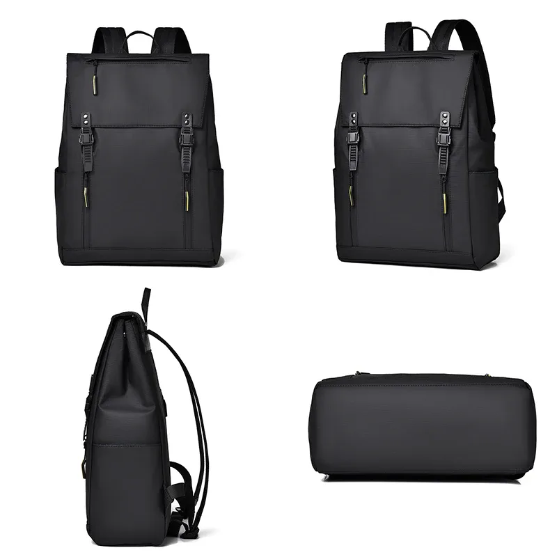 sac à dos décontracté avec logo, sac à dos étanche pour ordinateur pour hommes, nom imprimé, sac de livre d'étudiant, motif imprimé