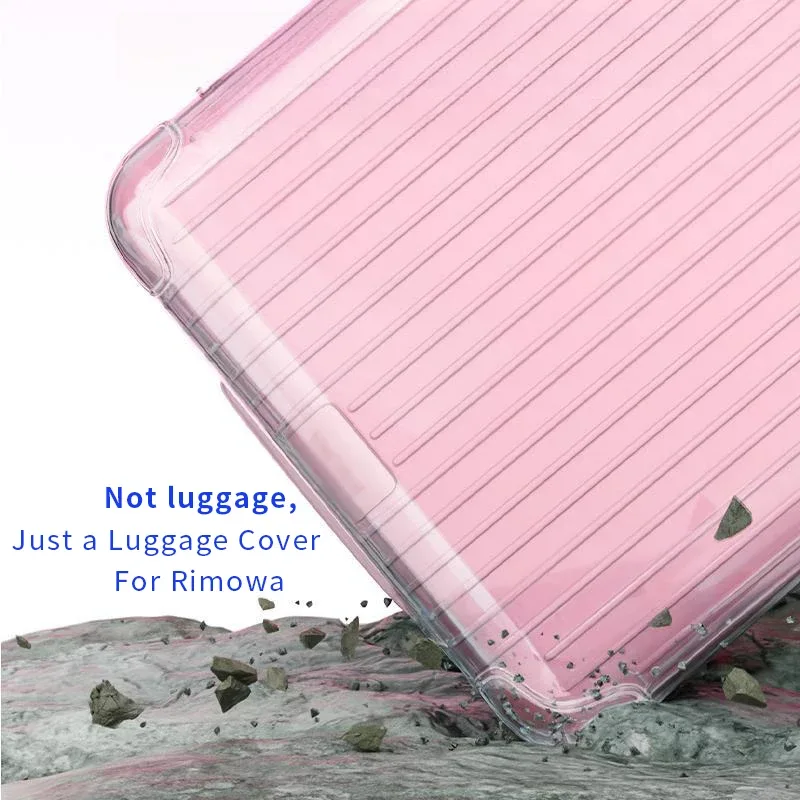 housse de protection transparente pour bagages, applicable pour rimowa essential, 21 26 30 pouces, housse de valise rimowa salsa