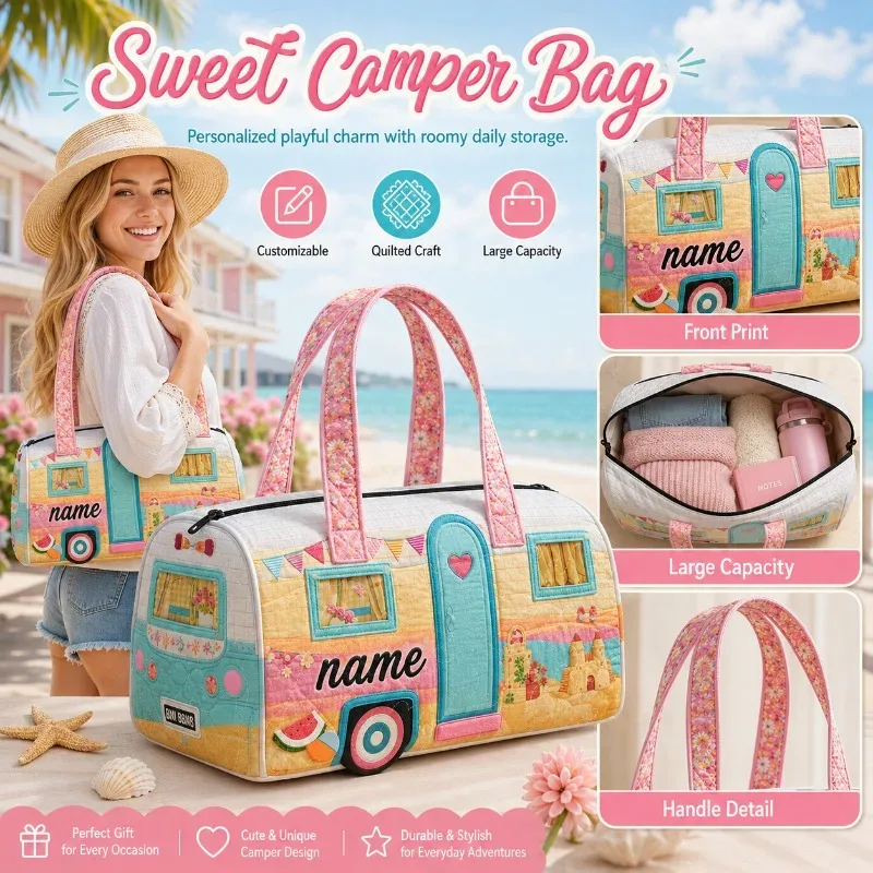 Sac de voyage matelassé imprimé en 3D - un cadeau tendance pour la randonnée, le camping et le transport - sac décontracté personnalisé pour la plage, le sport et l'entraînement