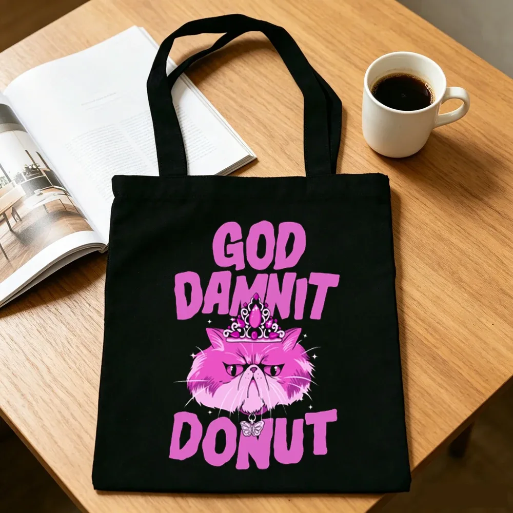 sac cabas réutilisable en toile dungeon crawler carl, style y2k, sac à bandoulière femme