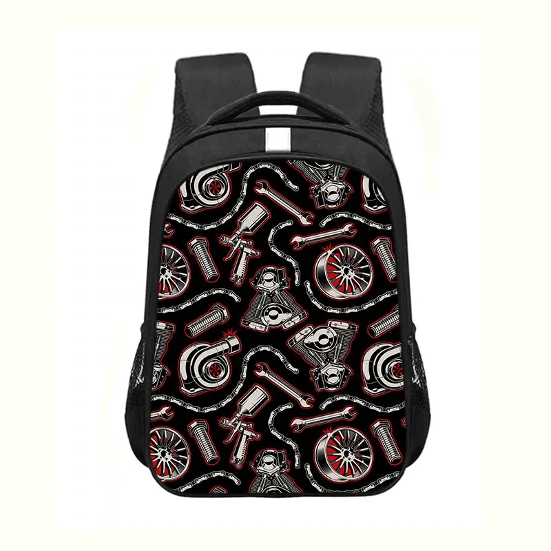 sac à dos imprimé voiture de course jdm pour hommes et femmes, moteur turbo, sac à dos pour enfants, sacs d'école pour adolescent, sac à dos pour ordinateur portable, sac de voyage, japon