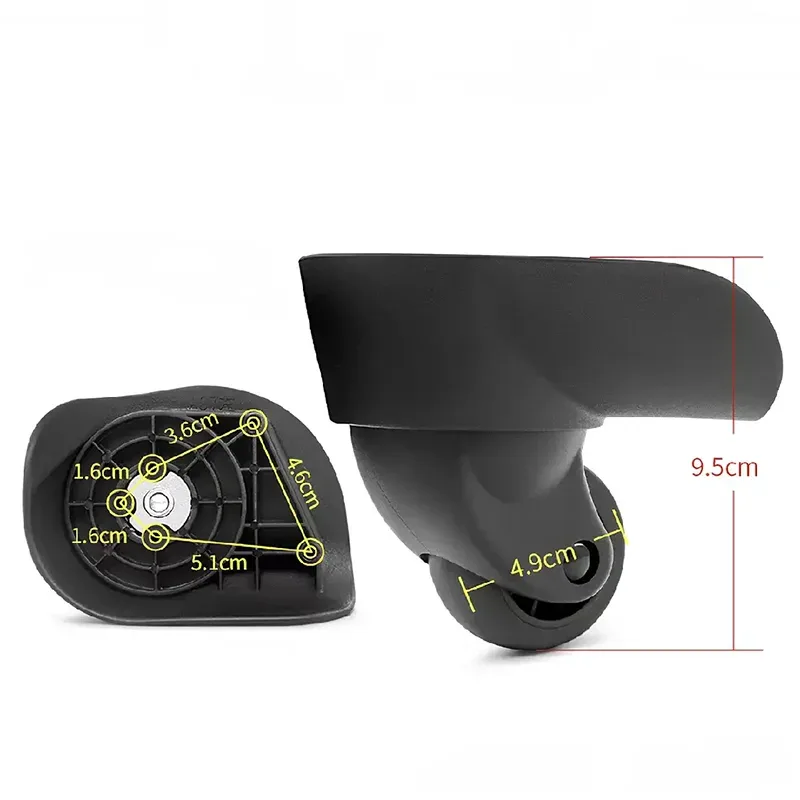 roue de rechange pour valise delsey travel luggage a07/a-07, accessoire de roulement pivotant w197