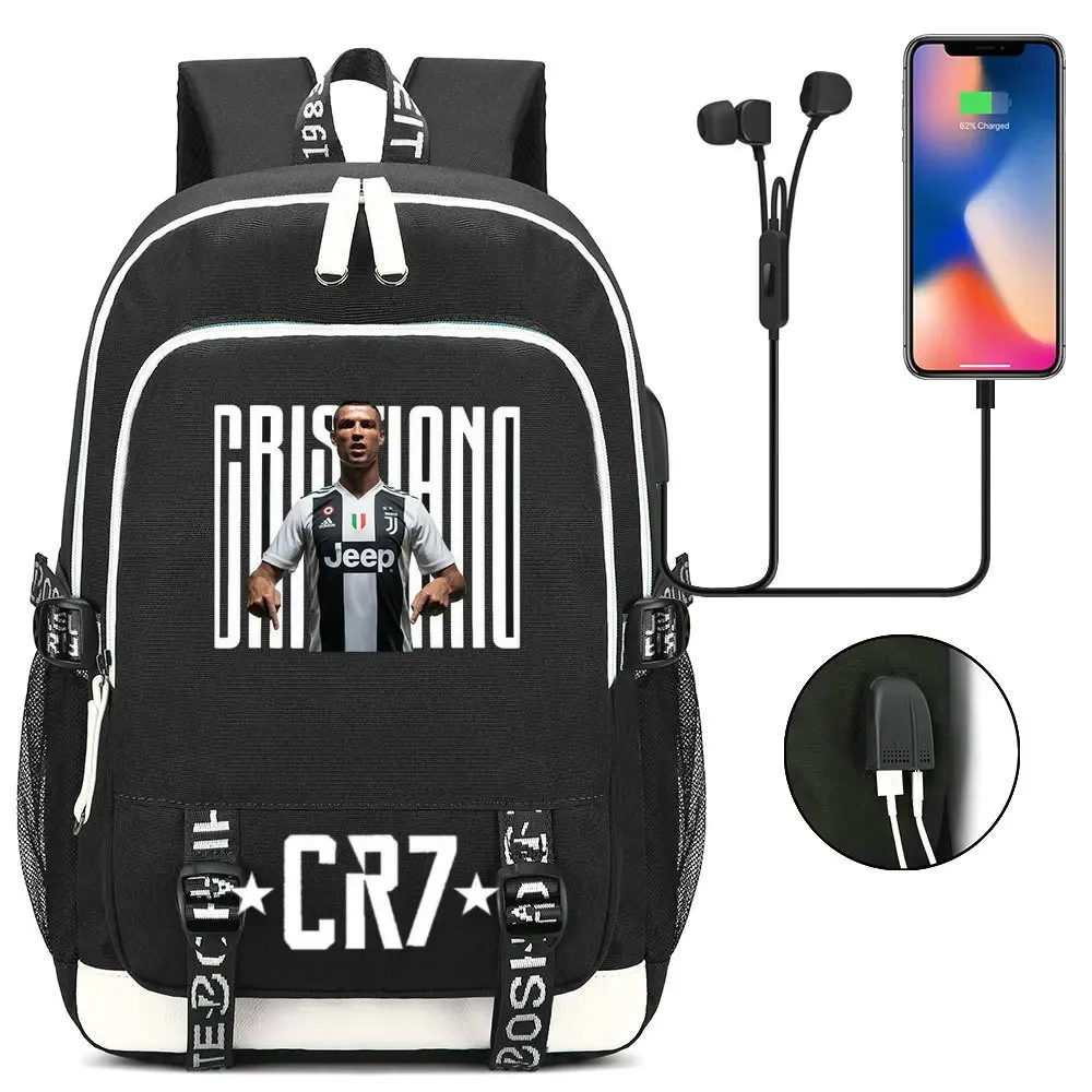 sac à dos camouflage cr7, sac d'école pour adolescents, filles, garçons, femmes, hommes, étudiants du secondaire, grand sac pour ordinateur portable, mochilas
