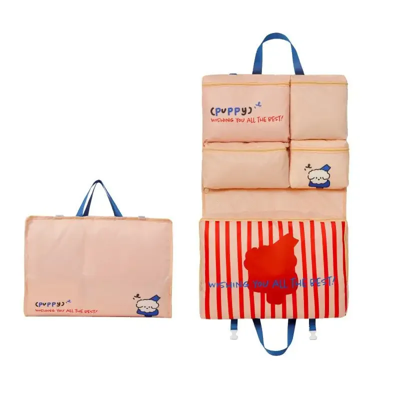 sac de rangement de voyage pliable, organisateur multifonctionnel portable suspendu et imperméable pour sous-vêtements et chaussettes