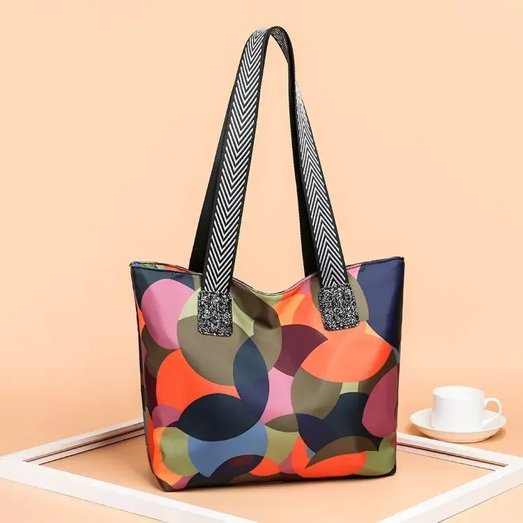 sac à dos oxford étanche pour femmes, sac à dos antivol à la mode, sac d'école imprimé de haute qualité, grande capacité, 2024