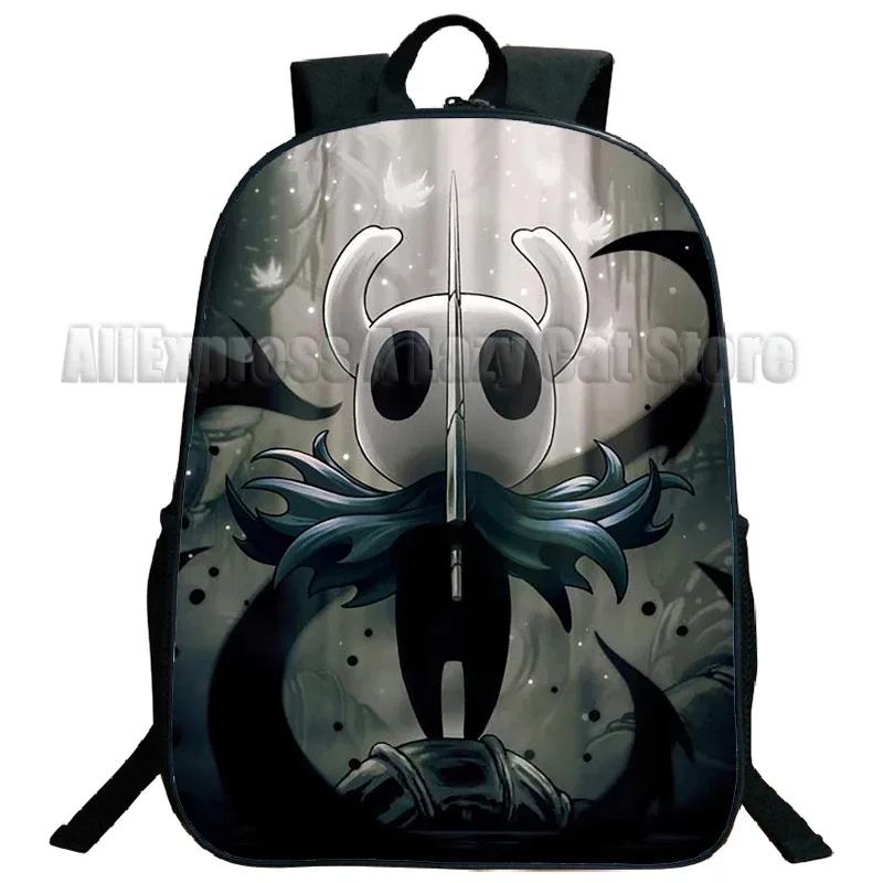 anime hollow knight cartable, cartoon game shouder backpack, school boys and girls bagpack, teenager travel rucksack