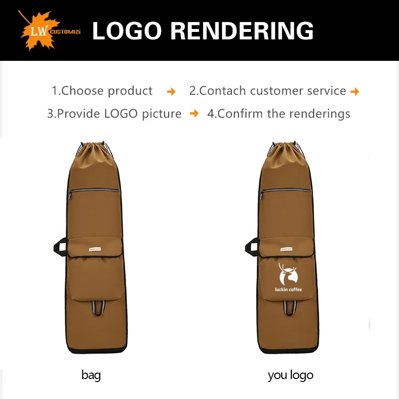 sac à dos de voyage personnalisé pour longboards, avec logo, pour l'extérieur, double bandoulière, impression en gros de motifs photo