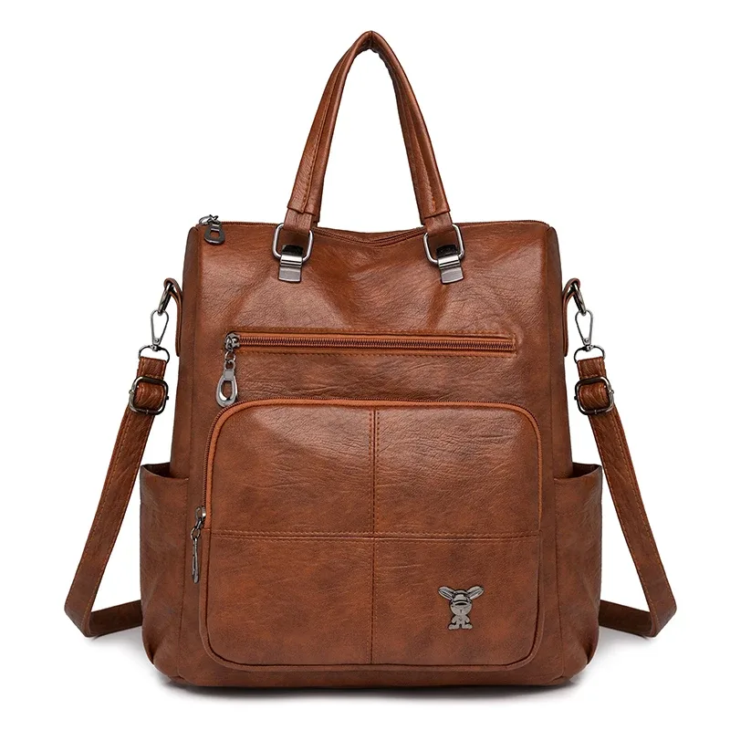 sac à bandoulière en cuir souple pour femmes, sac à bandoulière multifonctionnel à la mode, sac à main polyvalent pour les déplacements, nouvelle collection 2025