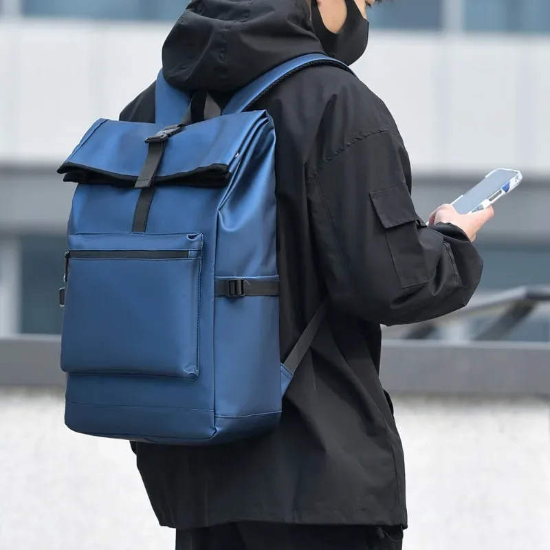 nouveau décontracté hommes sac à dos affaires 15.6 pouces pochette d'ordinateur extensible grande capacité sacs à dos étanche voyage sac à dos sacs d'école