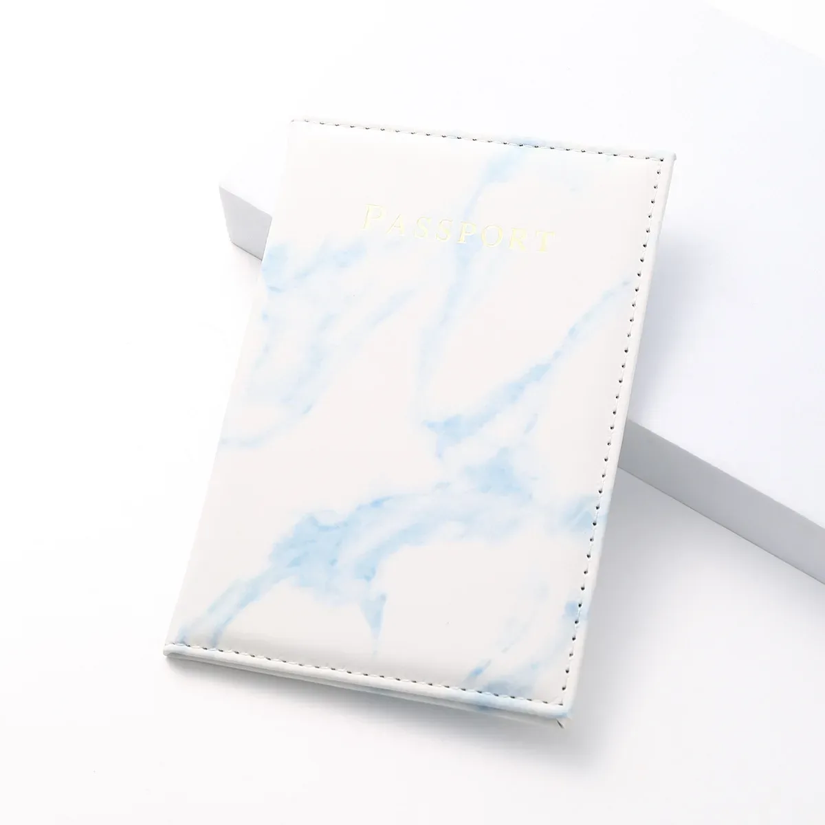 porte-passeport de voyage en cuir pu blanc, étui de couverture de passeport, portefeuille pour hommes et femmes, nouvelle mode