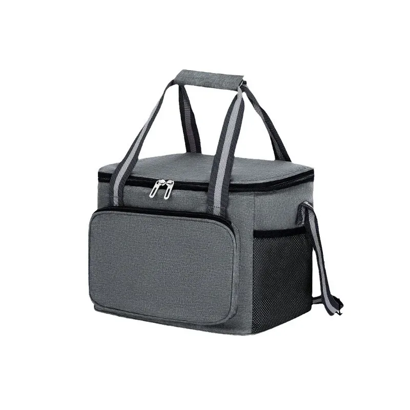sac isotherme grande capacité pour pique-nique en extérieur, sac fourre-tout thermique portable à bandoulière, robuste
