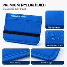 portefeuille de voyage anti-rfid, porte-passeport multifonction, étui pour cartes de crédit, organisateur de documents d'identité pour hommes et femmes, pochette antivol