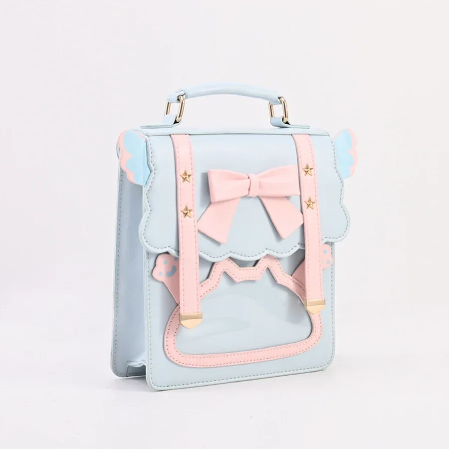 sac à dos à nœud doux pour étudiants japonais, uniforme jk vintage, itabag girls crossbody initié, cos gothic lolita, kawaii rucksack