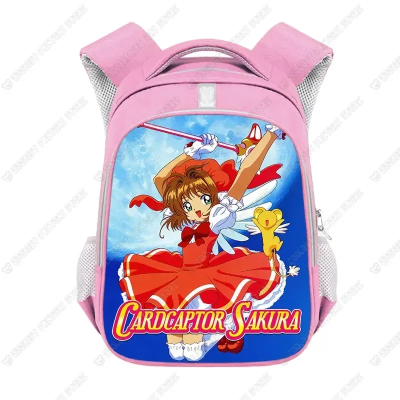 anime anime cardcaptor sakura sac à dos pour adolescente filles enfants sacs d'école femmes sacs à dos d'ordinateur portable enfants maternelle sac cadeau