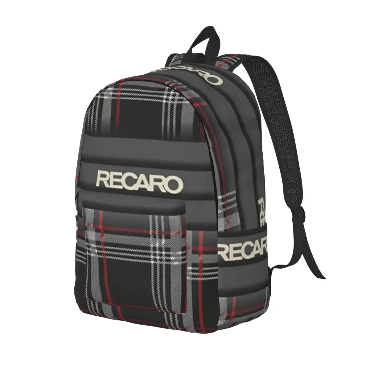 sac à dos d'étudiant recaros à carreaux écossais, sac d'école, sac à dos de randonnée, sac de voyage pour hommes et femmes, sac à bandoulière