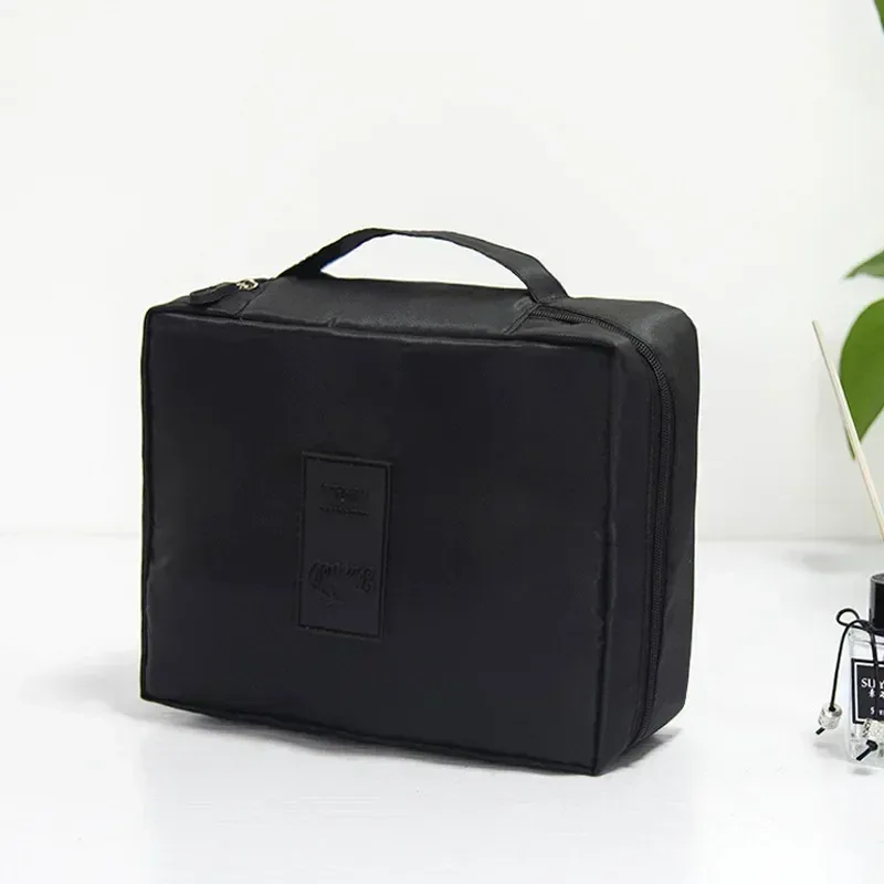 grand sac de maquillage pour filles en plein air, sac à cosmétiques pour femmes, organisateur de toilette de lavage de voyage, étuis de maquillage de rangement étanches pour femmes