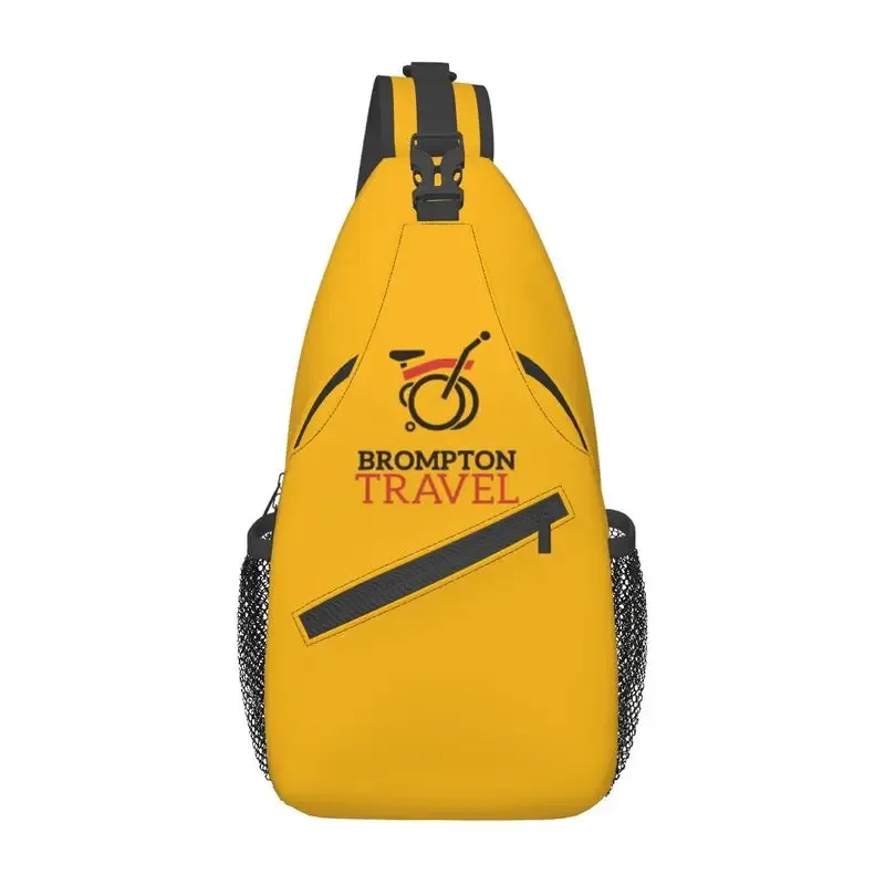 bromptons-sac à bandoulière de vélo pour homme, sac à dos à bandoulière poitrine, sac à dos de voyage, mode initiée
