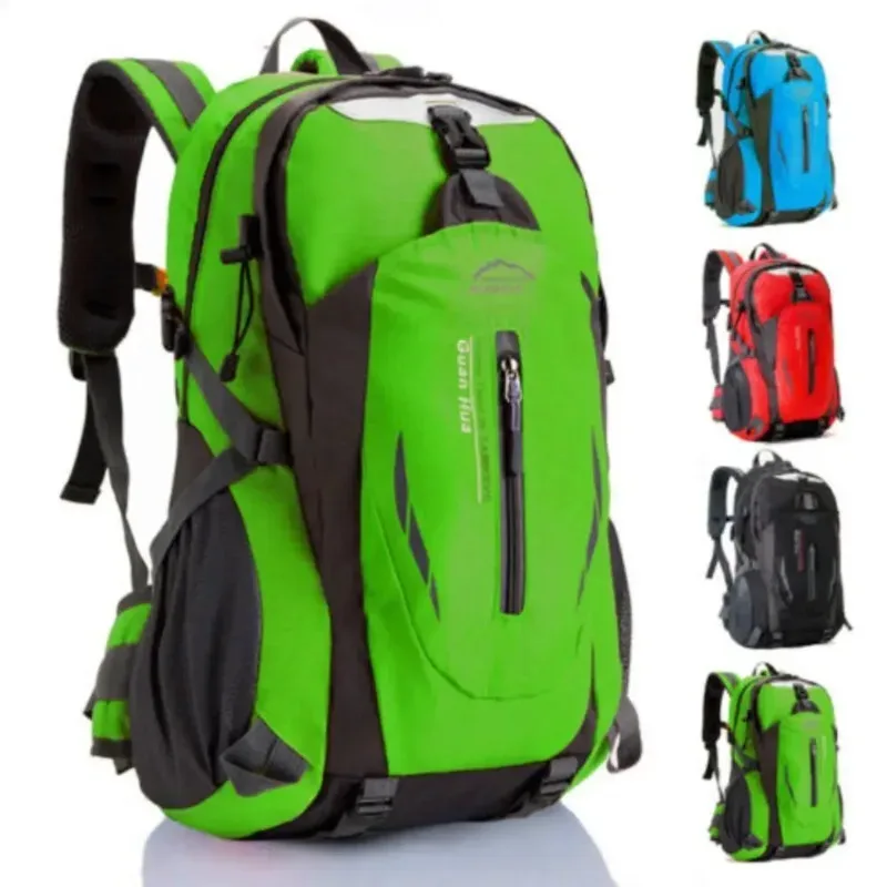Grand sac à dos imperméable 40L, sac de camping, randonnée, marche, voyage en plein air, sac à dos durable en nylon