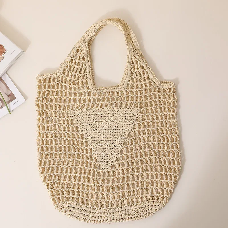 sac fourre-tout de plage en raphia personnalisé, sac de paille personnalisé, sac fourre-tout de plage, fourre-tout tissé initial personnalisé, cadeau personnalisé, sac de voyage d'anniversaire