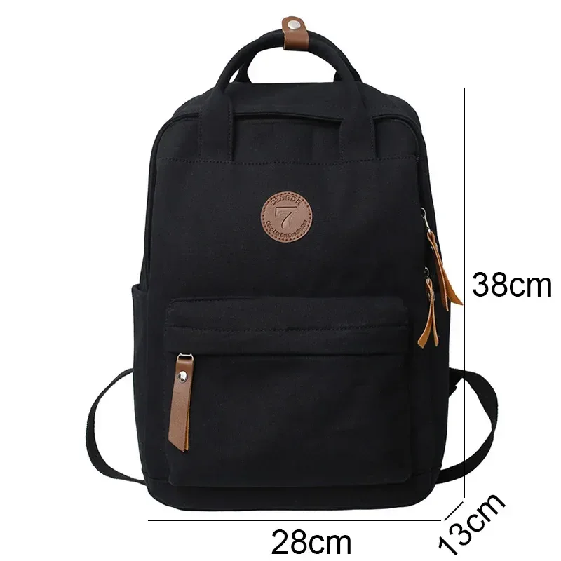 sac à dos de collège en toile pour hommes et femmes, sac de livre de voyage rétro, sacs d'école vintage pour filles et garçons, ordinateur portable étudiant, mode féminine, nouveau