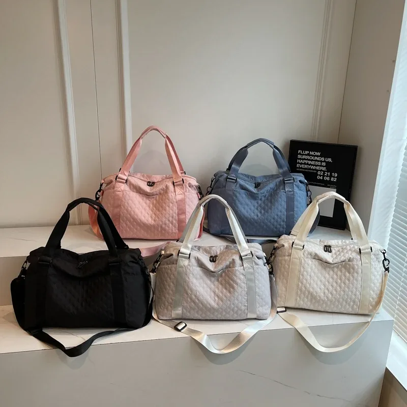 sac de voyage étanche en plein air de grande capacité, sac à main de bagage pour femmes, sac à bandoulière en nylon pour hommes, sac de sport, sacs à bandoulière