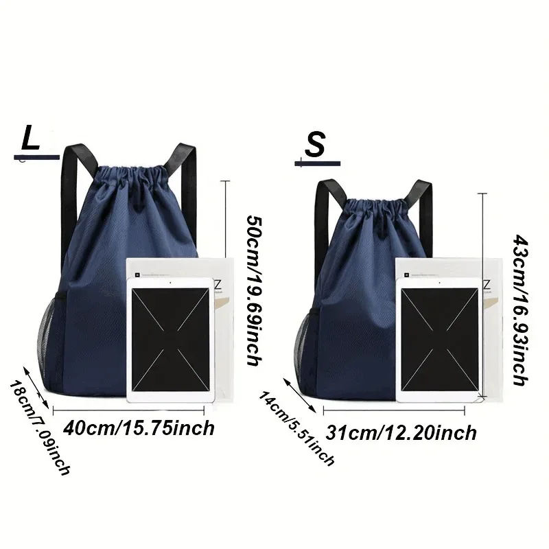 sac à dos de poche à cordon de serrage pour hommes et femmes, nouveau sac à dos étanche en nylon de grande capacité, sac de voyage à cordon de serrage, sac de sport de fitness