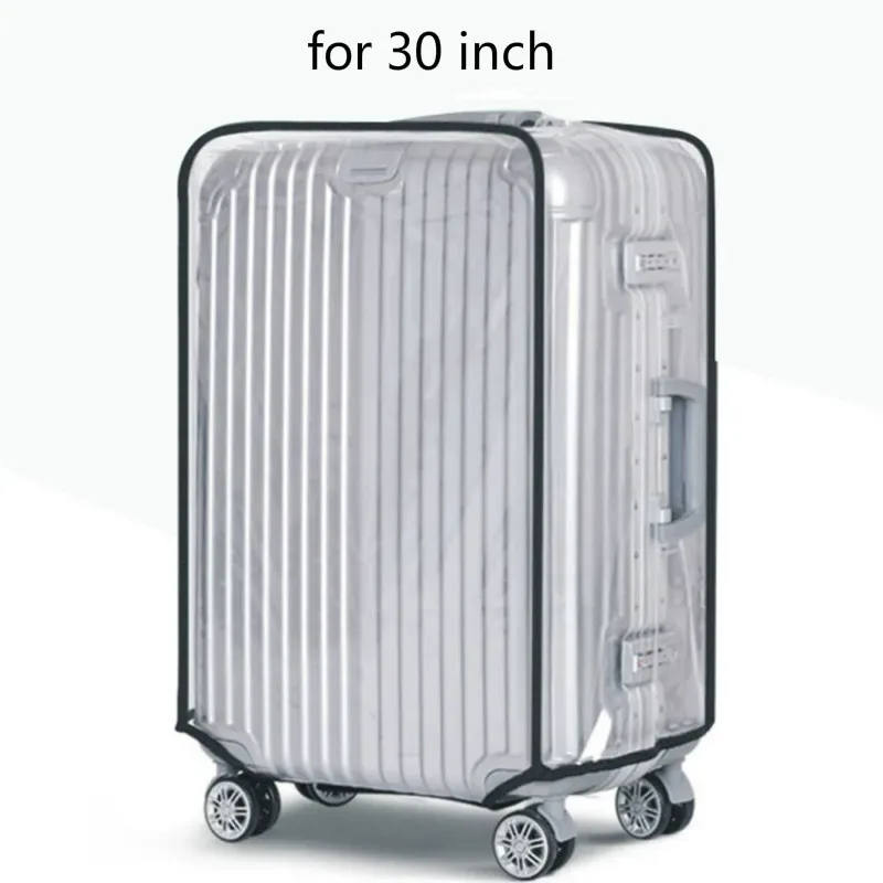 housse de bagage en pvc transparent housse de valise trolley housse étanche et anti-poussière accessoires de voyage housse de valise