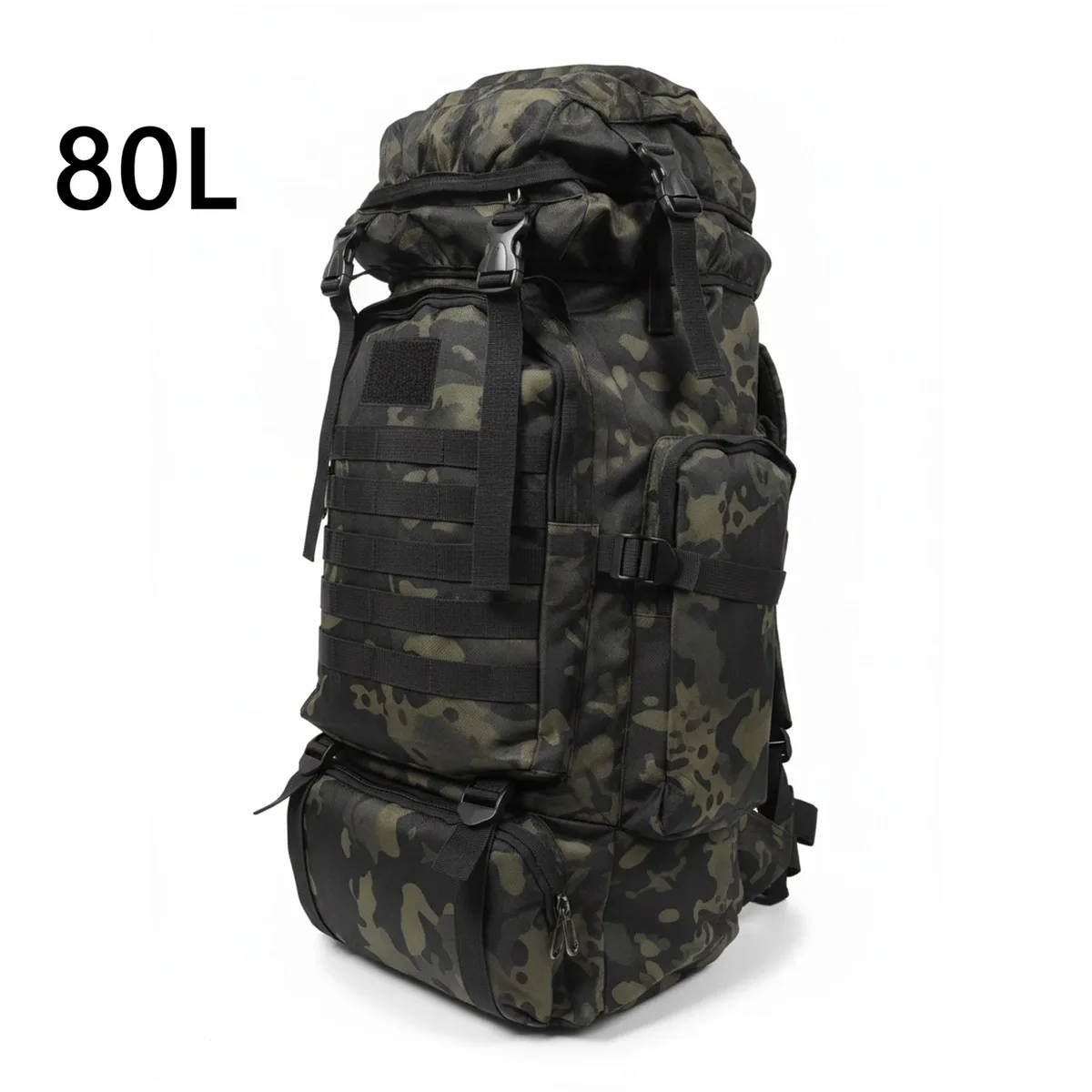 Grand sac à dos d'alpinisme pour l'extérieur, sacs à dos d'escalade, sacs de voyage de camping, randonnée, 80L, 100L