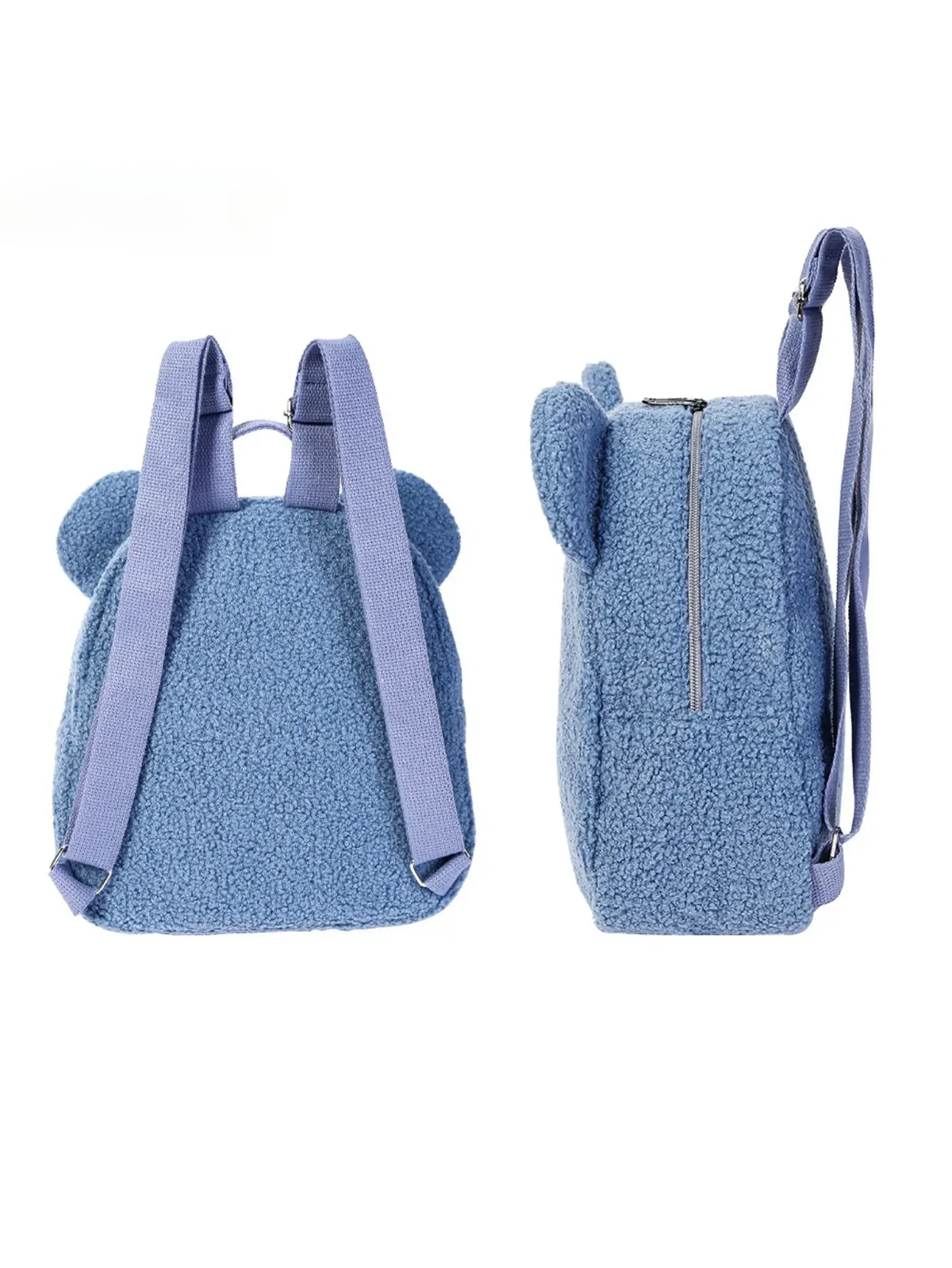 sac à dos ours en peluche pour femmes, sac de voyage doux, sac à dos mignon de dessin animé, sac cadeau pour enfants, sac à dos de loisirs à la mode avec oreilles d'ours