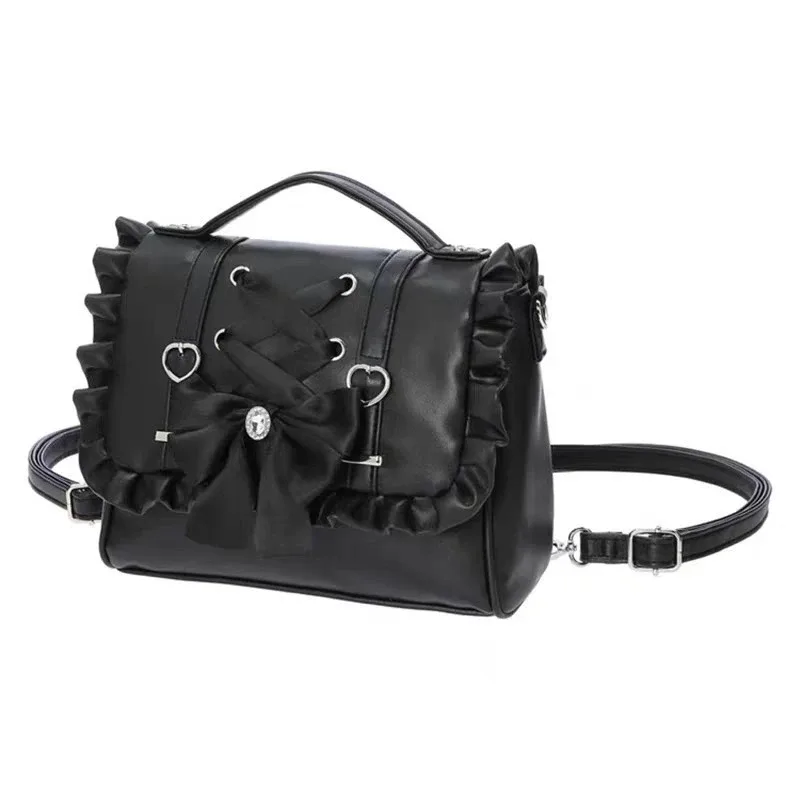 y2k itabag – sac à bandoulière en forme d'amour pour femmes, léger et polyvalent, sac croisé diagonale adapté aux loisirs quotidiens et les déplacements quotidiens