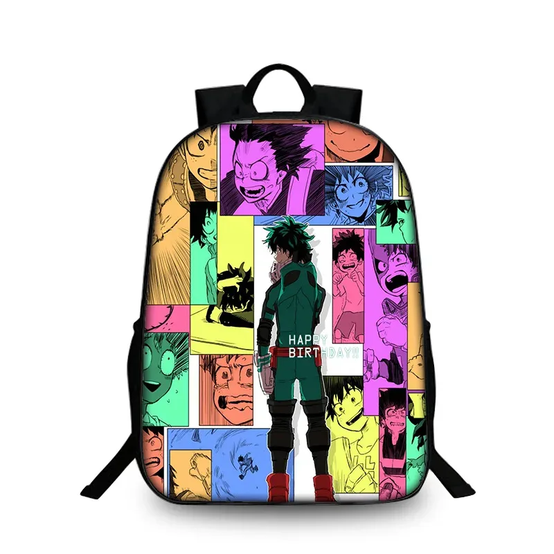 sac à dos my hero academy pour élèves du primaire et du secondaire