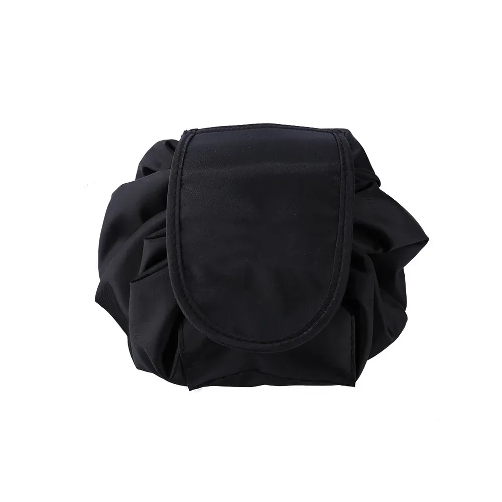 1pc sac cosmétique à cordon pour femmes, sac de rangement de voyage, sac de maquillage portable, étui de toilette imperméable, sac de lavage, pochette de maquillage.