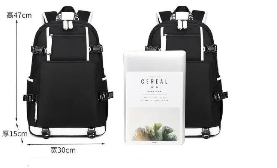 scp-sac à dos avec usb pour étudiants, cartable de voyage