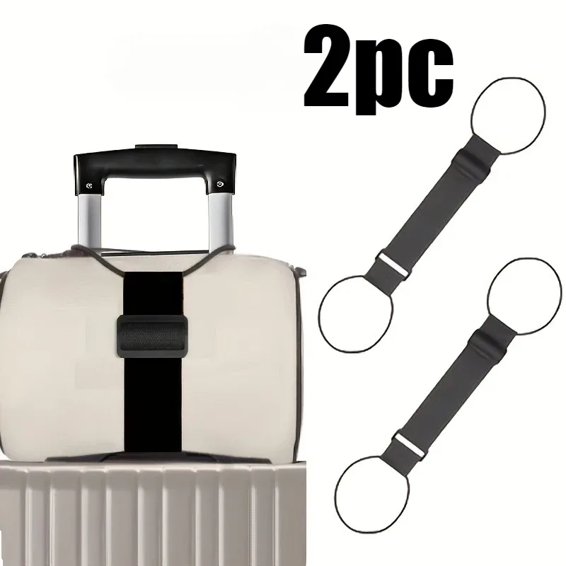 1/2 sangles élastiques réglables pour bagages, polyvalentes, pour valises de voyage, réutilisables, anti-chute