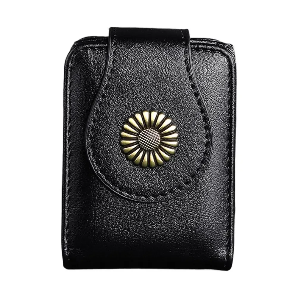 mini trousse à cosmétiques avec miroir en cuir pu, petite pochette de maquillage de voyage, pochette imperméable, organiseur de toilette de poche