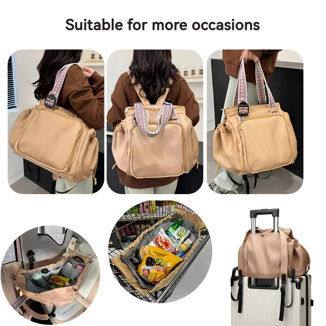nouveaux sacs de voyage de grande capacité à la mode étanche sac à dos de rangement de voiture plusieurs poches sacs à main pour femmes bolsa mujer сумка