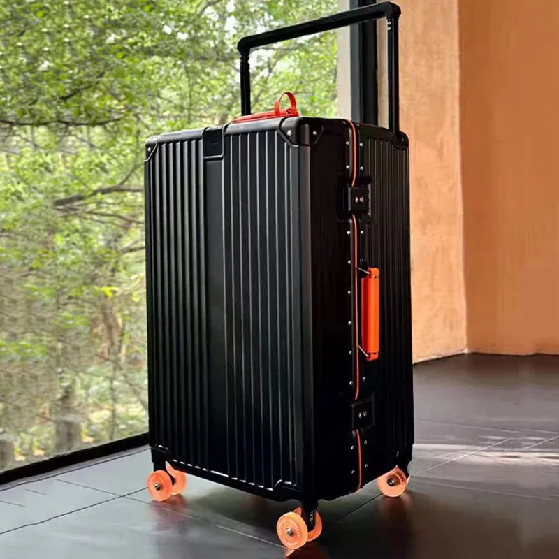 colenara bagages sac de voyage 20 "24" 26 "28" 30 pouces grande capacité boîtier de chariot abs + pc boîte d'embarquement valise à cadre en aluminium