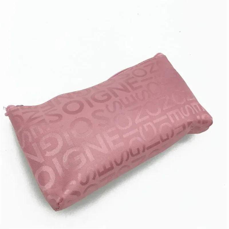 trousse de maquillage fille avec imprimé cœur et lettres, sac de rangement pour articles de toilette, organisateur de maquillage, trousse de beauté