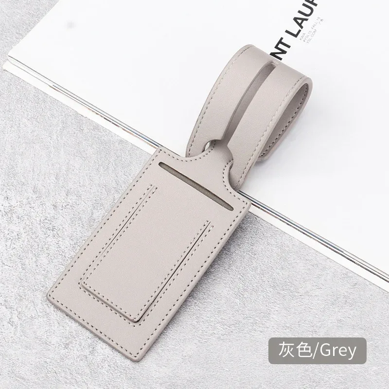 étiquette de bagage en cuir pu avec lettres personnalisées, étiquettes de valise pour hommes, étiquette de chambre d'hôtel, voyage, livraison directe