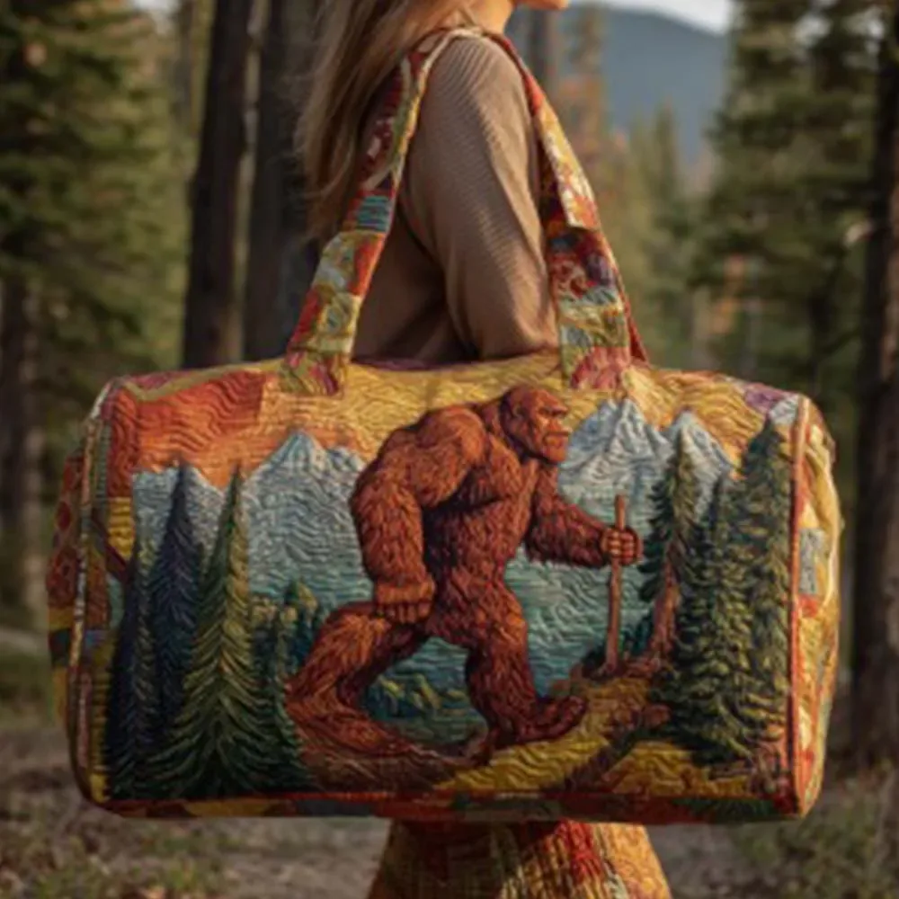  sac de voyage matelassé vintage 3d à motif animalier pour femmes et hommes, sac fourre-tout de week-end 2026 pour l'extérieur