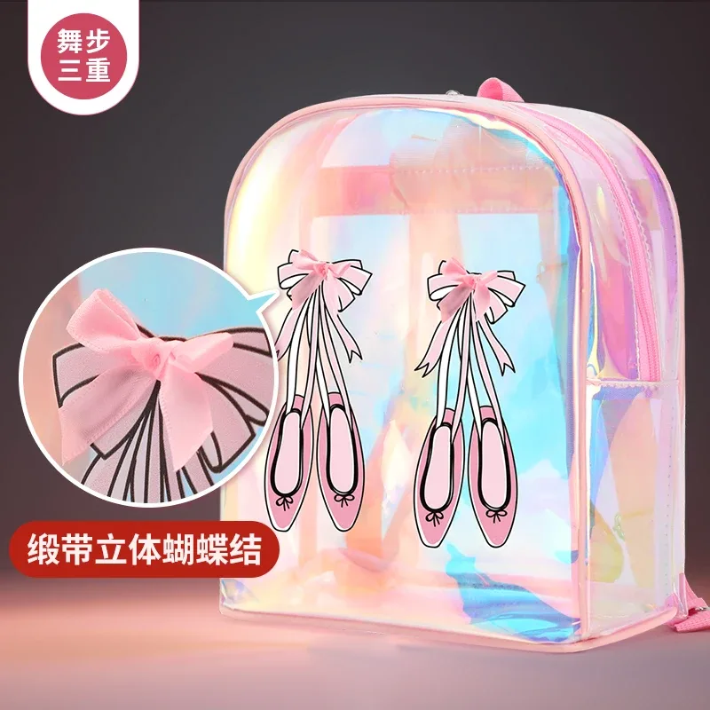 fille bookbag enfants sac à dos enfant laser ballet latin yoga gymnase sport stockage sacs à dos étanche fwash gratuit et résistant à la saleté