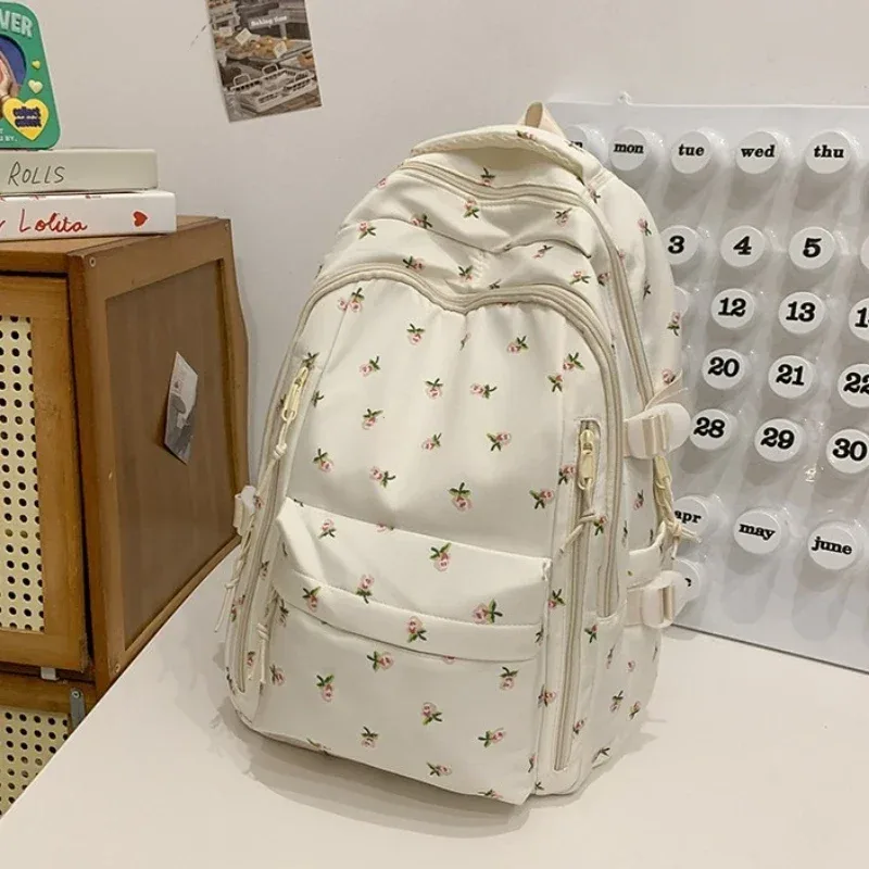 sac à dos mignon pour filles, sac d'école de grande capacité pour étudiants, sac de rangement de voyage portable pour adolescents, sac à livres pour enfants