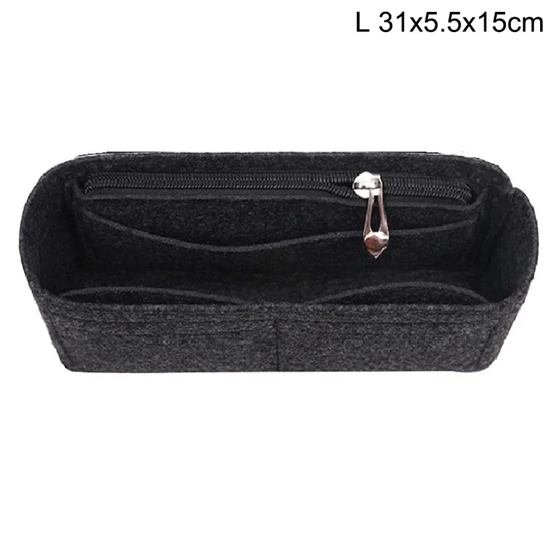 organisateur de sac à main pour femme, insert multi-poches en feutre, doublure de sac à main, 8 compartiments, idéal pour les grands sacs fourre-tout