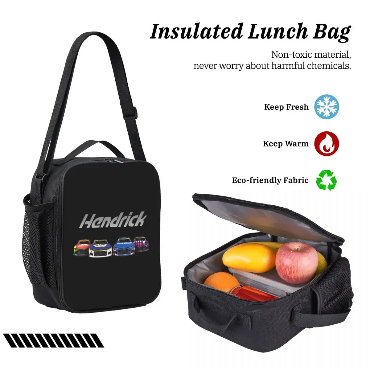 hendrick motorsports – sac à dos édition playoffs 2021, sac d'école, sac à bandoulière pour ordinateur portable, 3 pièces, sac à déjeuner isotherme, trousse à crayons
