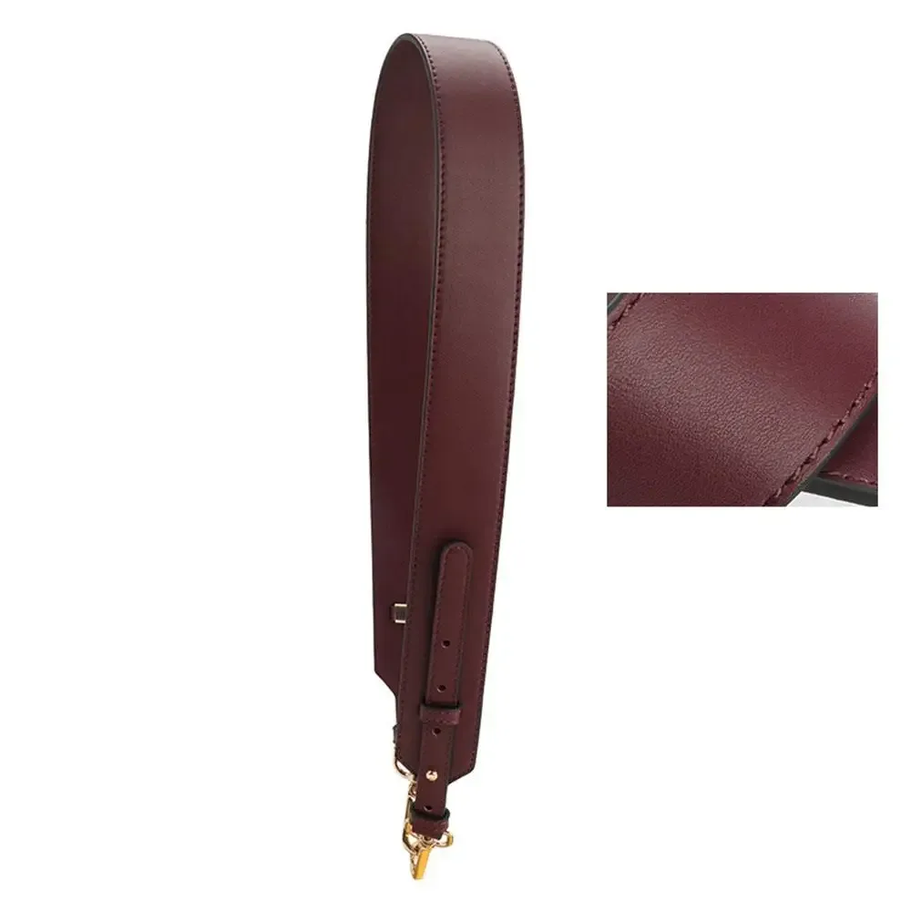 sangle de sac en cuir amovible, poignées de bricolage, sac à bandoulière réglable, large poignée de sac à main environnemental, remplacement de sangle initiée, accessoires